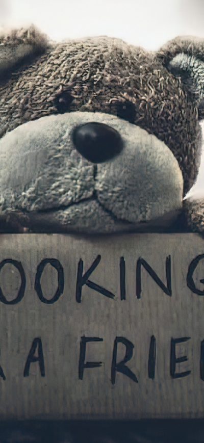 Fond d'écran iPhone Teddy Bear Looking For A Friend
