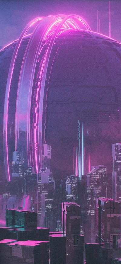 Fond d'écran City Generator 4k sur iPhone