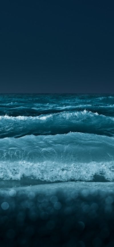 Fond d'écran iPhone Ocean Waves At Night