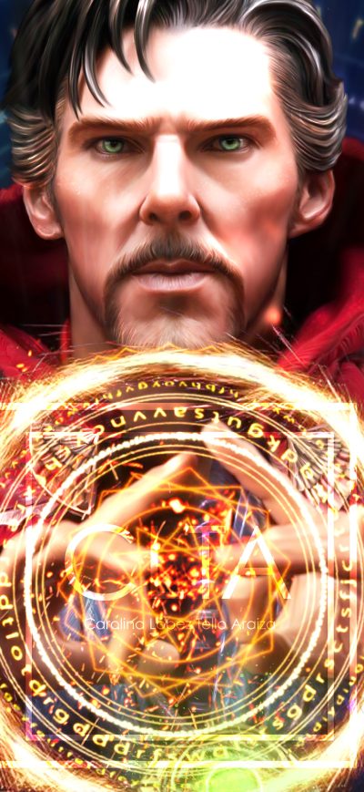 Fond d'écran Dr Strange sur iPhone
