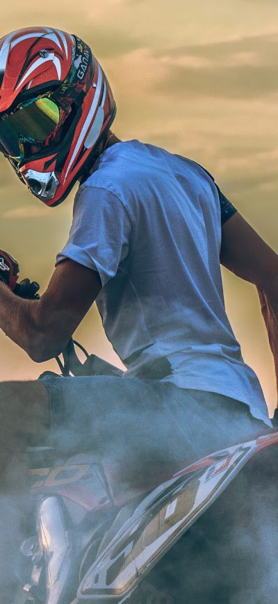 Fond d'écran iPhone Biker Donut 4k