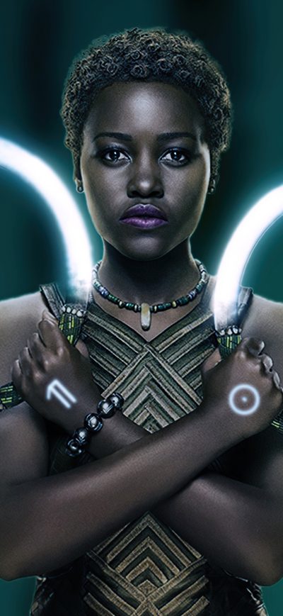 Fond d'écran iPhone Nakia Black Panther Wakanda Forever 4k