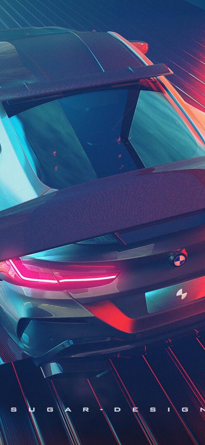Fond d'écran iPhone BMW M850 Digital Art 4k