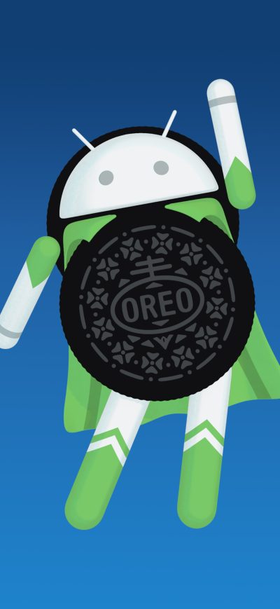 Fond d'écran iPhone Android Oreo Logo 4k