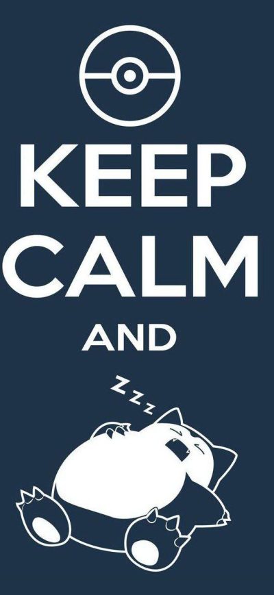 Fond d'écran Keep Calm and Sleep sur iPhone