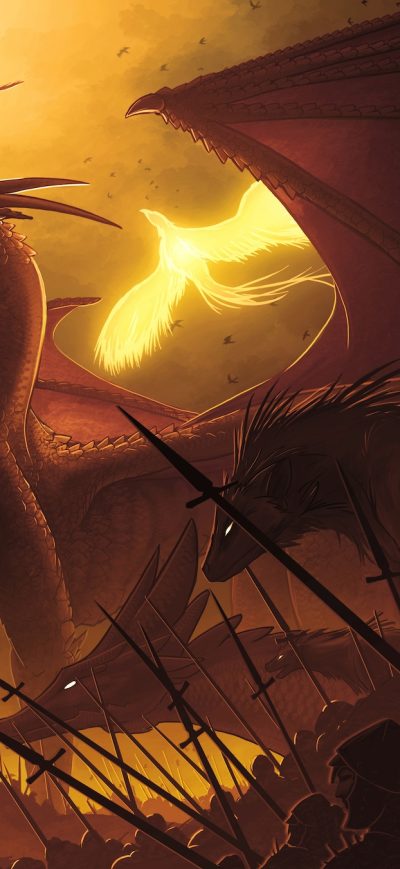 Fond d'écran iPhone War With Dragons