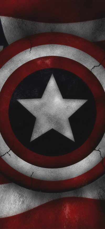 Fond d'écran iPhone Captain America Us Flag 4k