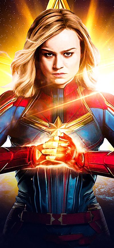 Fond d'écran iPhone 2019 Captain Marvel