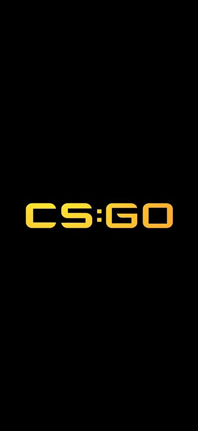 Fond d'écran iPhone Counter Strike Global Offensive Minimal Logo 4k