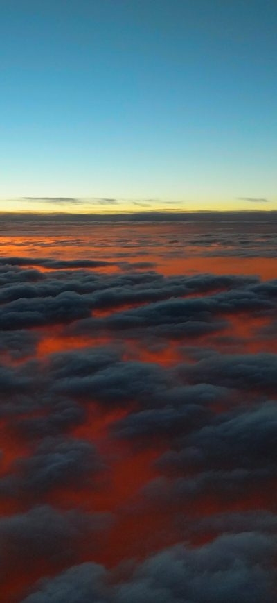 Fond d'écran iPhone Sunset Above Clouds