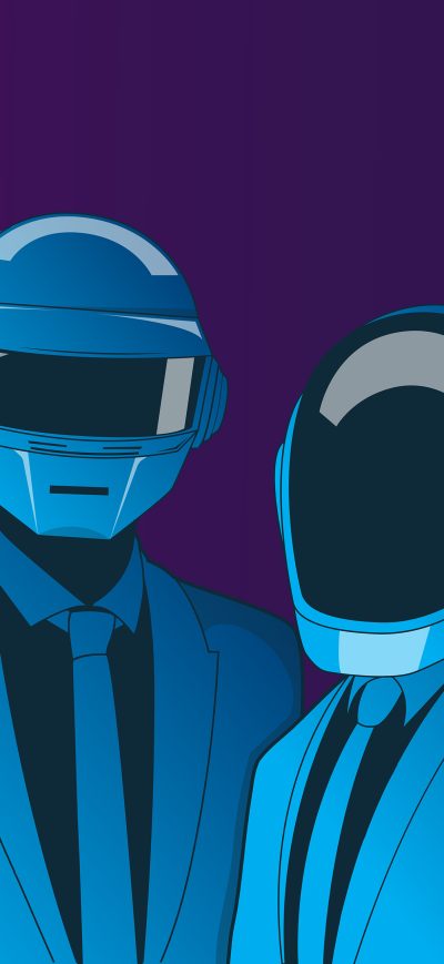 Fond d'écran iPhone Daft Punk Art 4k