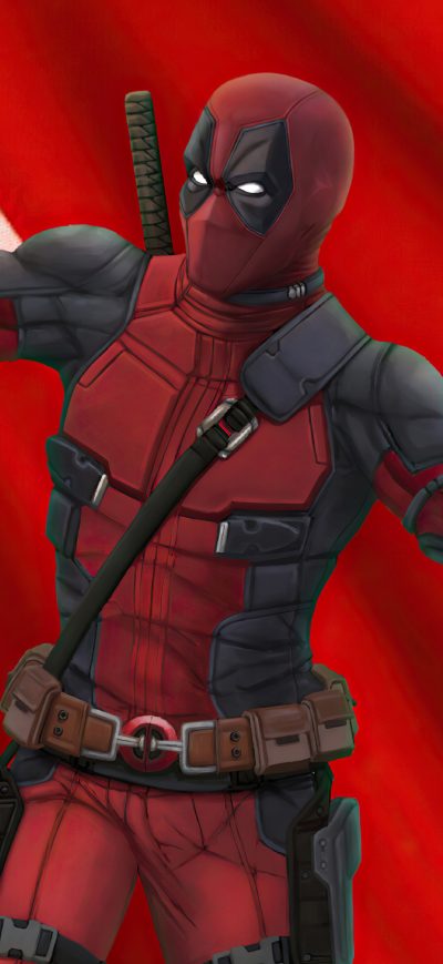 Fond d'écran iPhone Canadian Deadpool 4k