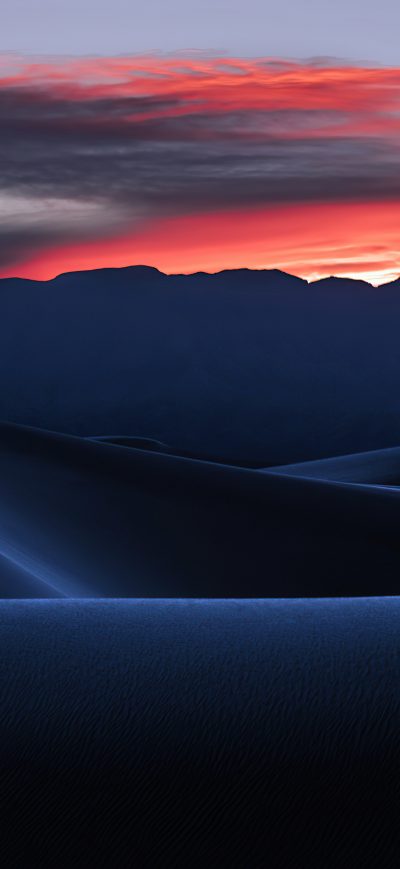 Fond d'écran iPhone Desert Dune Landscape Nature Sand Sunset 4k