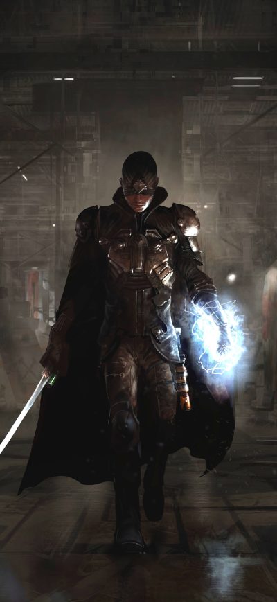 Fond d'écran iPhone The Technomancer Warrior