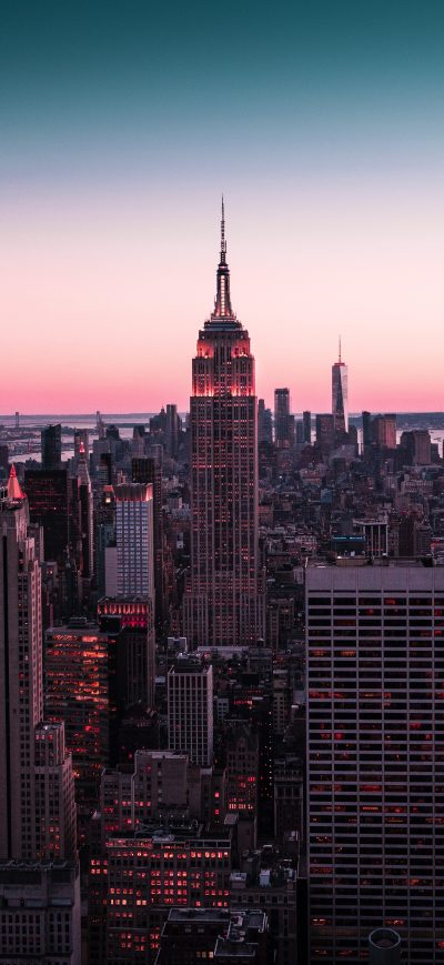 Fond d'écran iPhone Empire State Building New York 8k