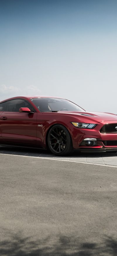 Fond d'écran iPhone Red Mustang 4k