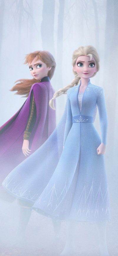 Fond d'écran iPhone Anna And Elsa In Frozen 2 4k