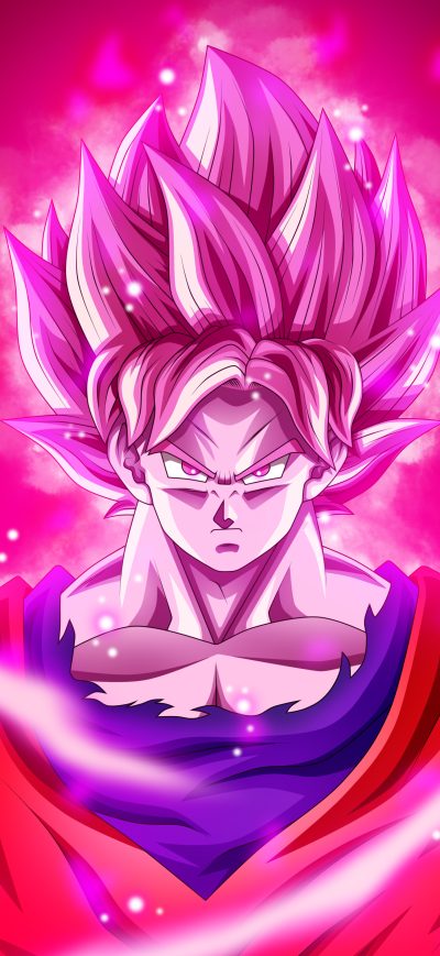 Fond d'écran iPhone Goku Super Saiyan Blue Kaioken 5k