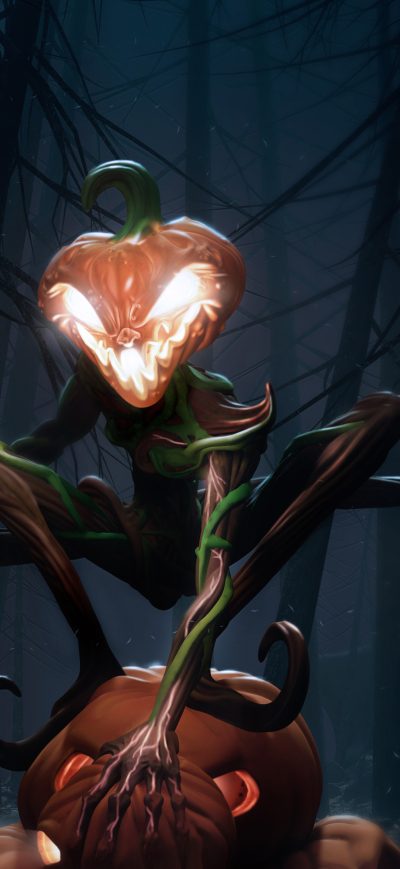 Fond d'écran iPhone The Pumpkin King 4k