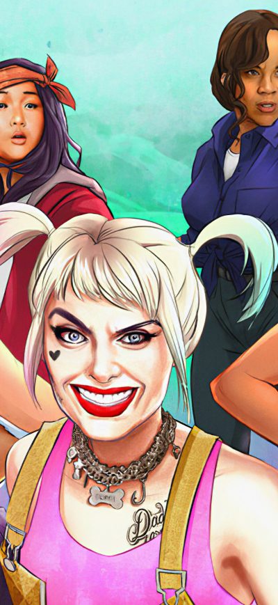 Fond d'écran iPhone Harley Quinn And The Birds Of Prey Art 4k