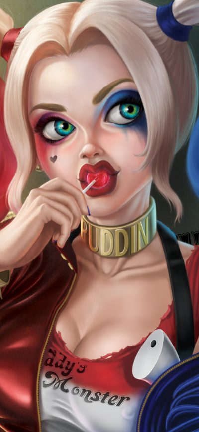Fond d'écran iPhone Harley Quinn 4k Cute