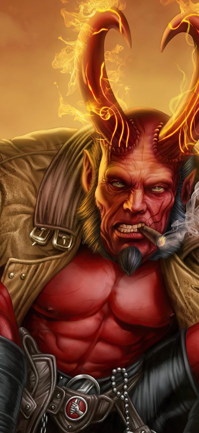 Fond d'écran iPhone Hellboy 2020 Art 4k