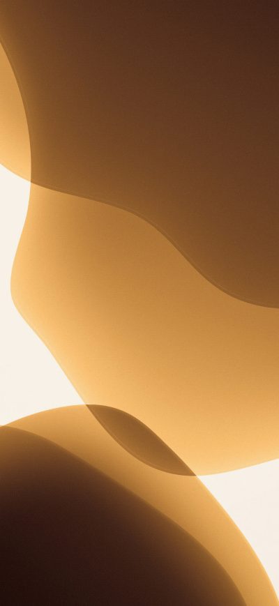 Fond d'écran iPhone Ios 13 Gold 4k