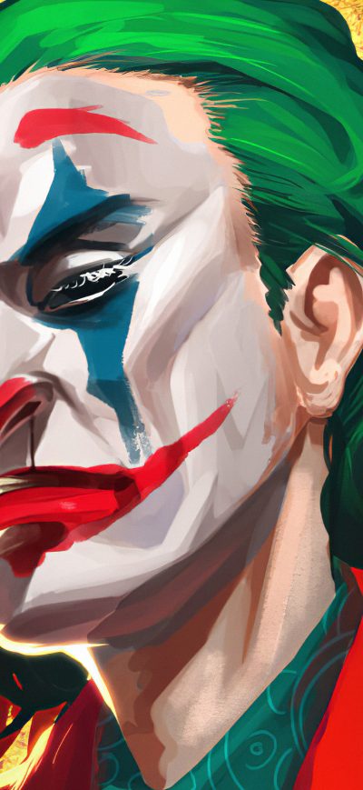 Fond d'écran Joker Artnew 4k sur iPhone