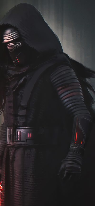 Fond d'écran iPhone Kylo Ren Darkness 4k