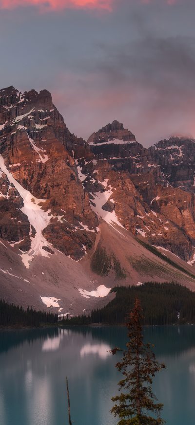 Fond d'écran iPhone Moraine Lake 4k