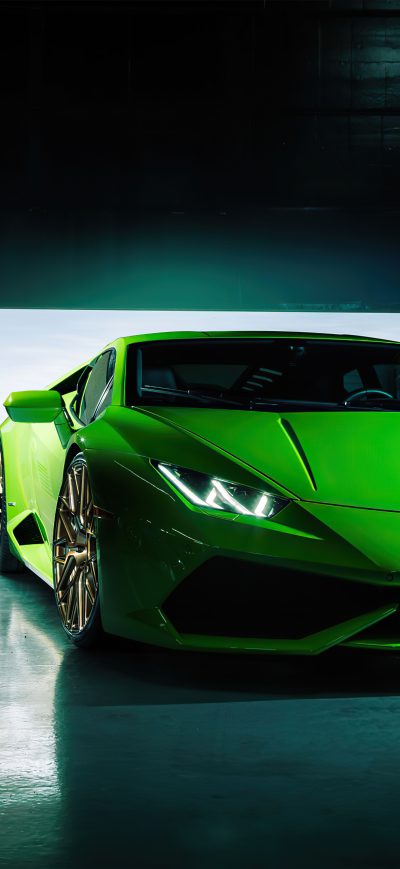 Fond d'écran iPhone 4k Green Lamborghini Huracan 2020