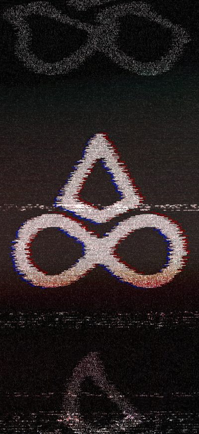Fond d'écran iPhone Triangle Infinity Digital Art 4k