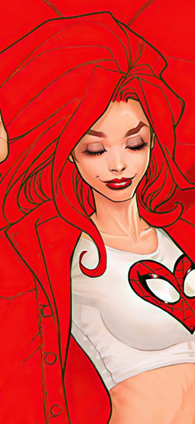 Fond d'écran iPhone Mary Jane Classical Illustration 4k