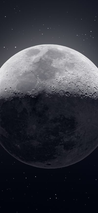 Fond d'écran iPhone Moon Stars Dark 10k