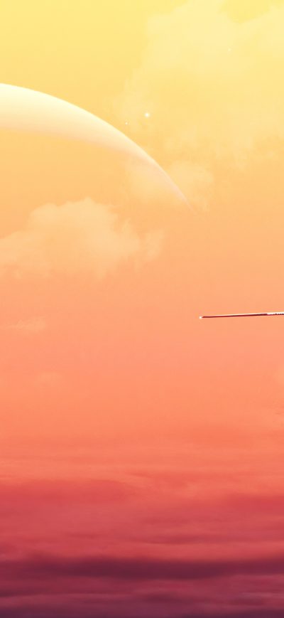 Fond d'écran Home World Plane 4k sur iPhone
