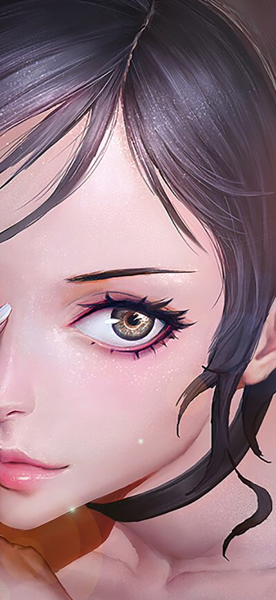 Fond d'écran iPhone Girl Portrait Fantasy Art 4k