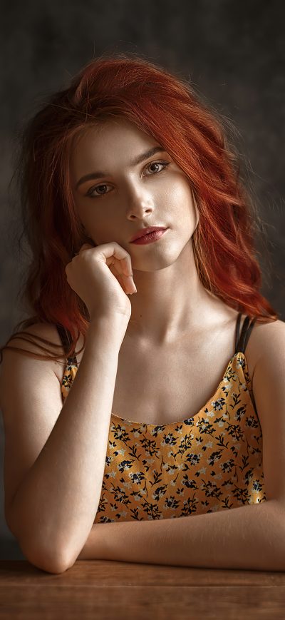 Fond d'écran iPhone Redhead Model Portrait