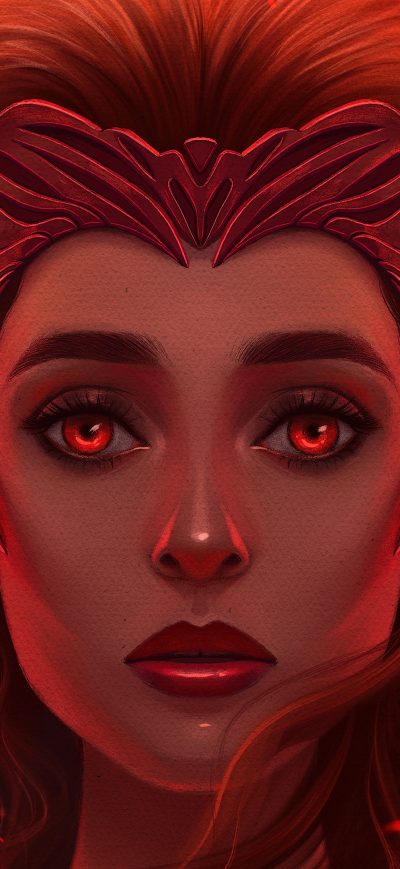 Fond d'écran iPhone Scarletwitch Fanart