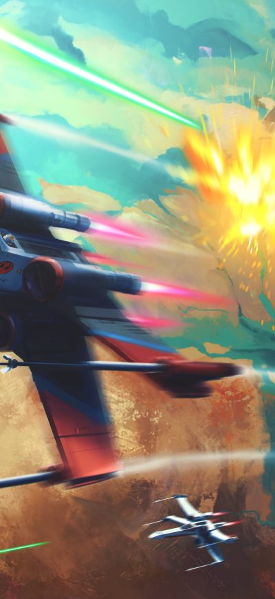 Fond d'écran iPhone Spacebattle 4k
