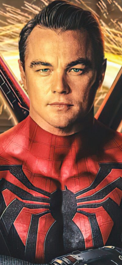 Fond d'écran iPhone Leonardo DiCaprio As Spiderman 4k