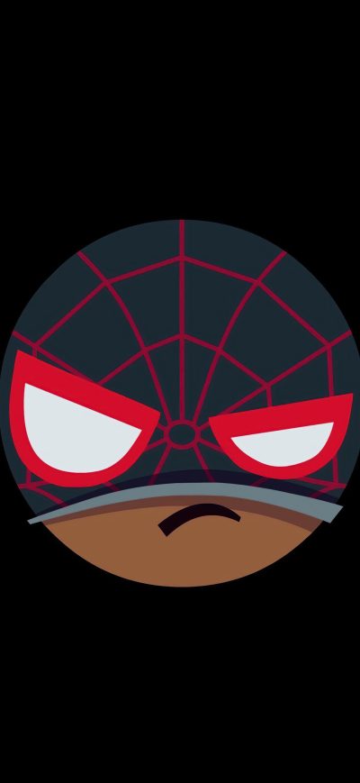 Fond d'écran iPhone Spiderman Mood Off Minimal 5k