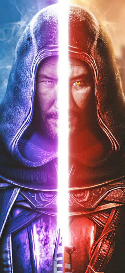 Fond d'écran iPhone Keanu Reeves As Darth Vitiate 4k