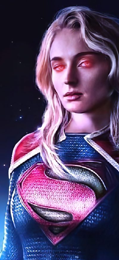 Fond d'écran iPhone Sophie Turner As Supergirl