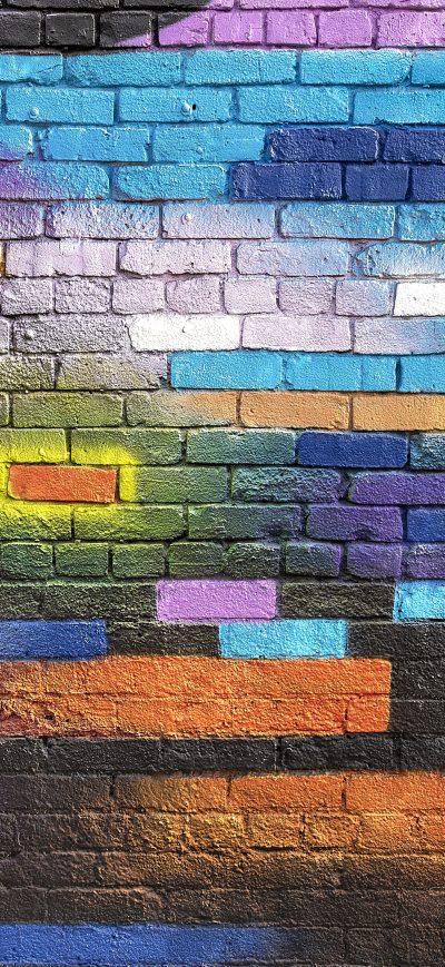 Fond d'écran iPhone Colorful Walls Photography 5k