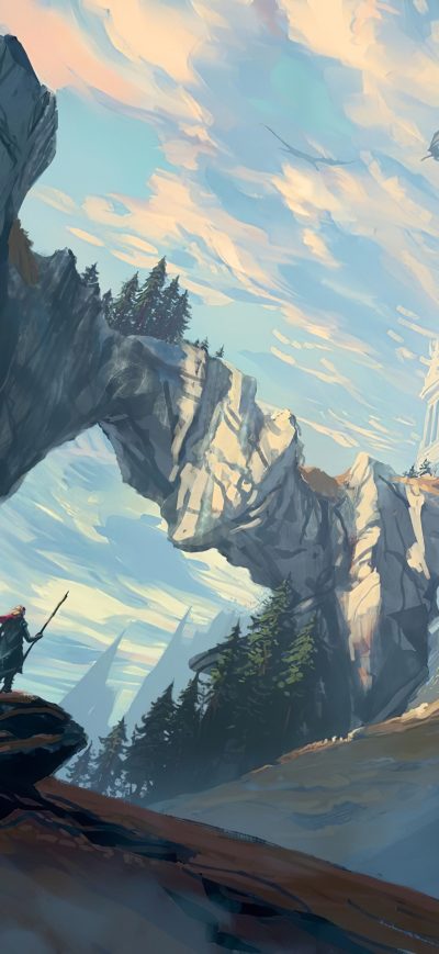 Fond d'écran iPhone Mirath Warrior 4k