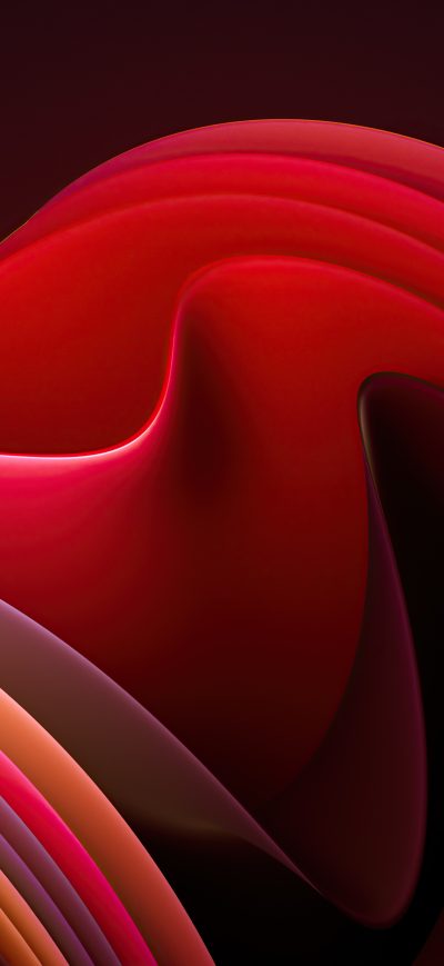 Fond d'écran iPhone Windows 11 Flow Dark Background