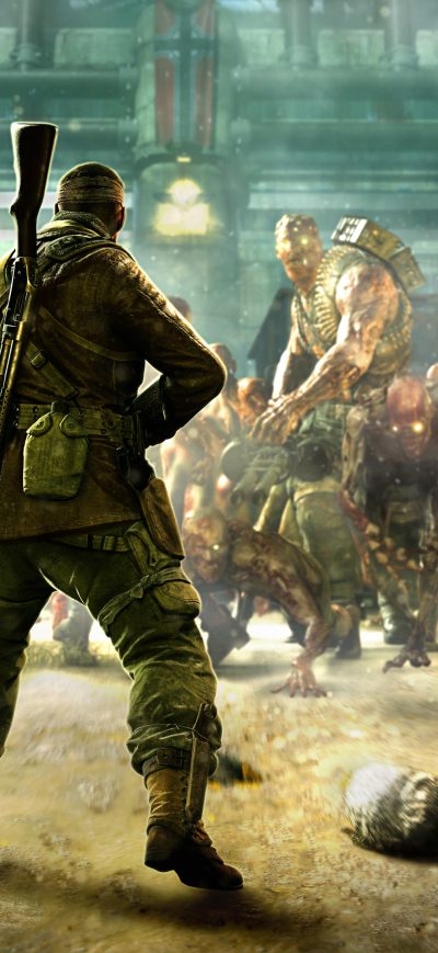 Fond d'écran iPhone Zombie Army 4 Dead War 4k