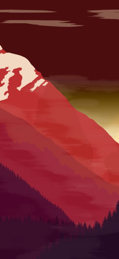 Fond d'écran iPhone Landscape Scenery Digital Art