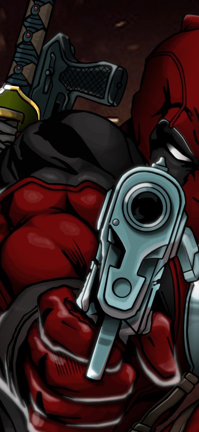 Fond d'écran iPhone Deadpool 4k Art