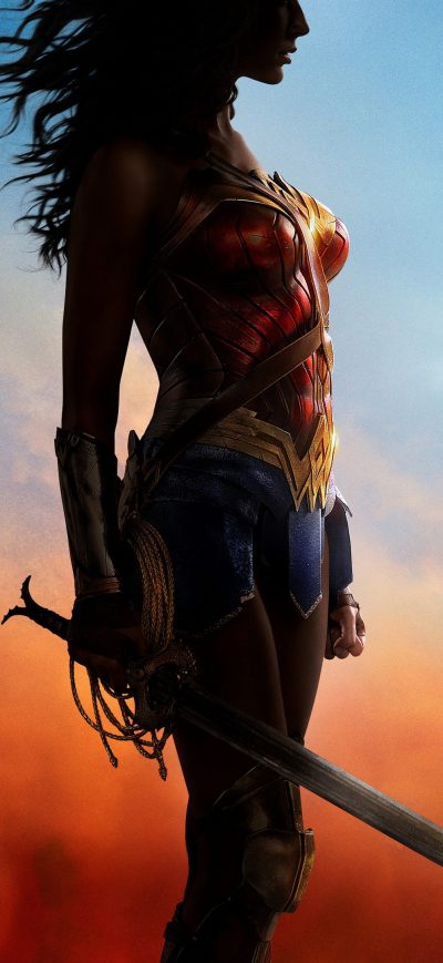 Fond d'écran iPhone Wonder Woman 4k